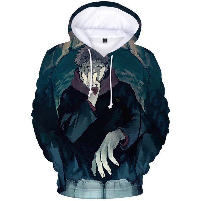 Yuji Itadori Sukuna Form Fashion Hoodie