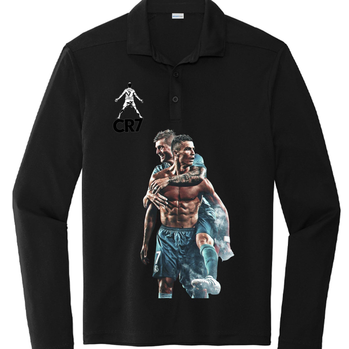 Christiano Ronaldo ST520LS Pro Long Sleeve Polo Shirt-7