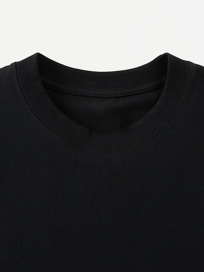 Men's Wing Pattern Printed T-shirt, Casual Short Sleeved Round Neck T-shirt, Summer Outdoor Men's Clothing-2