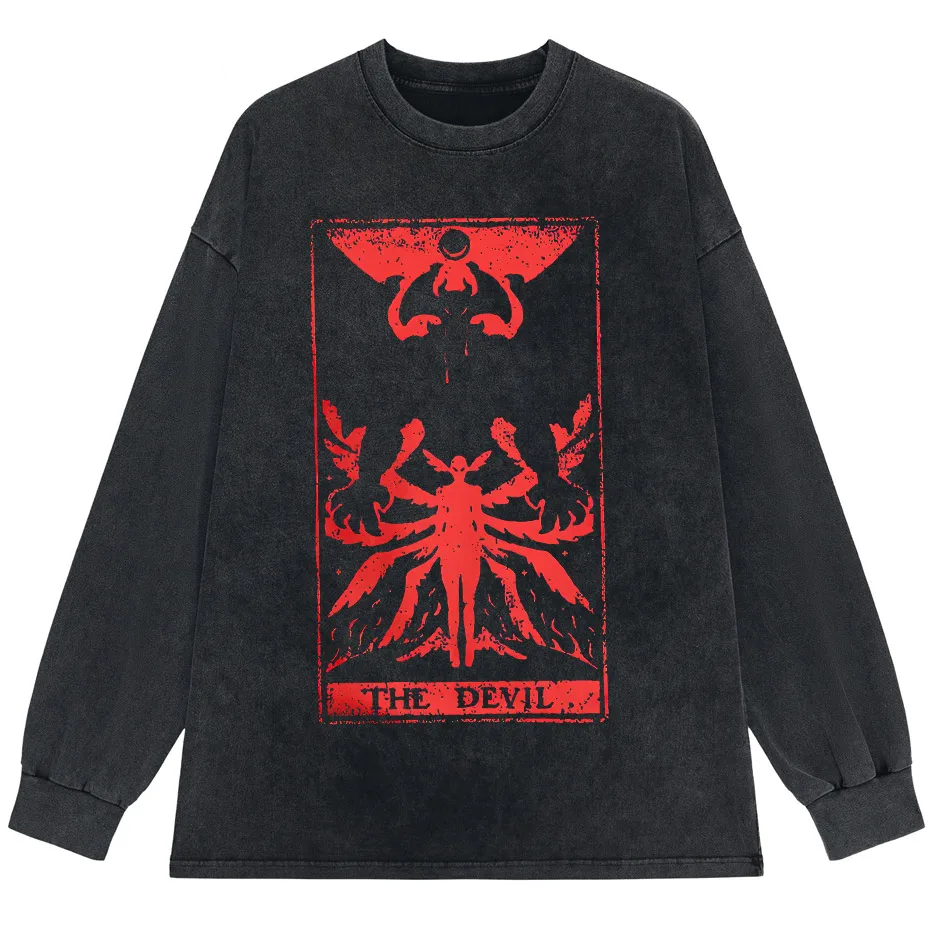 Devilman Crybaby Anime Graphic T-Shirt Men Harajuku Cotton Tee-6