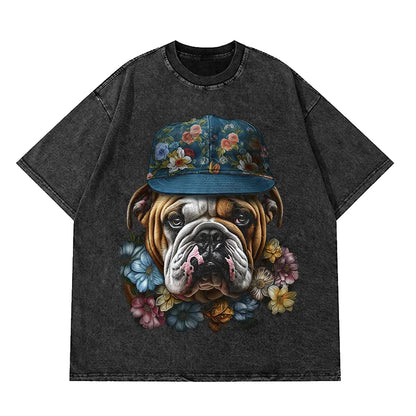 Anime Octopus Vintage Wash Harajuku T-Shirt Japanese Style Unisex-14