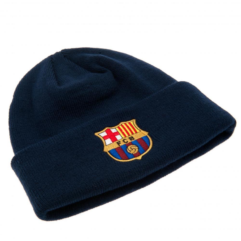 FC Barcelona Navy Cuff Beanie-1