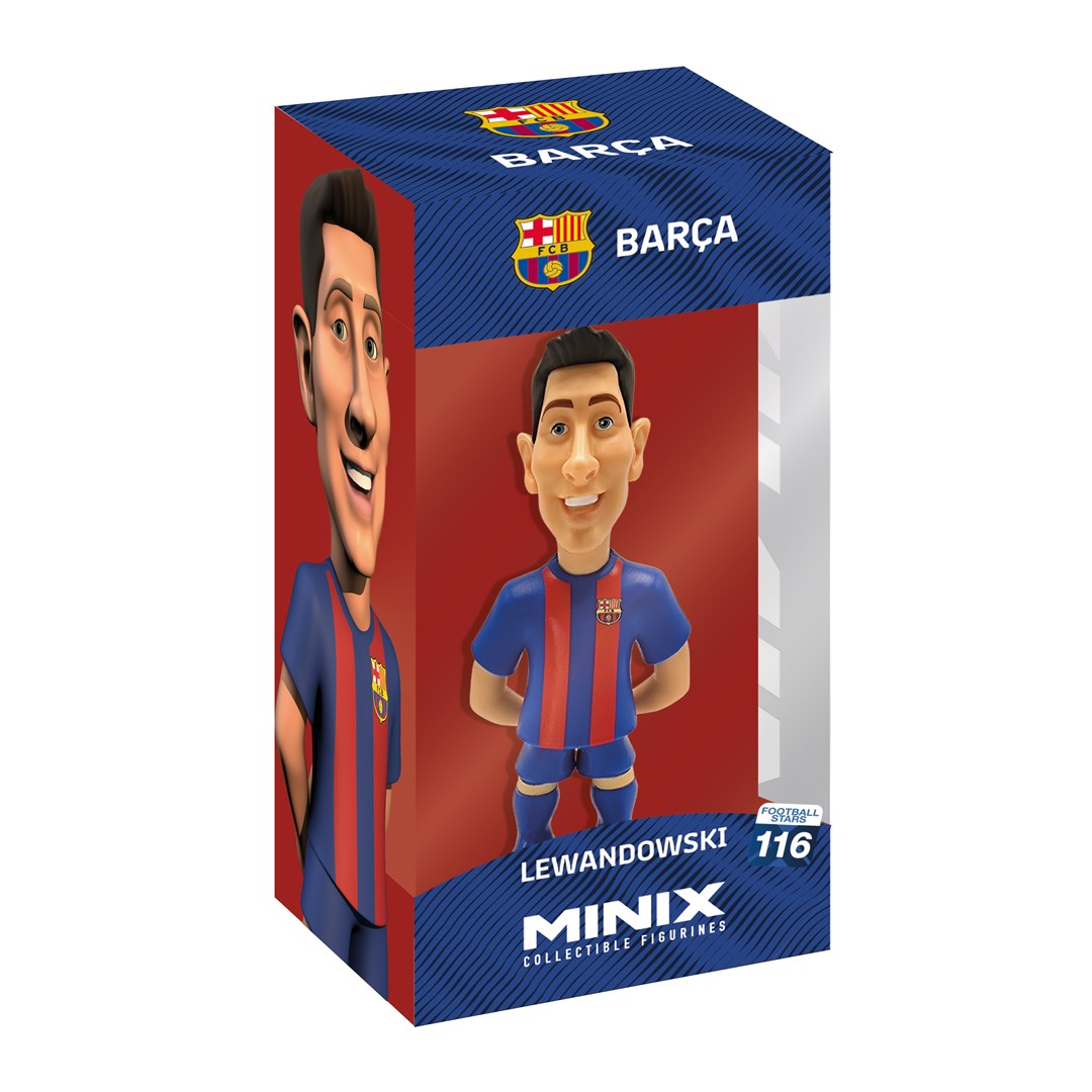 Figurină Fotbalist Robert Lewandowski - FC Barcelona 12cm | Minix