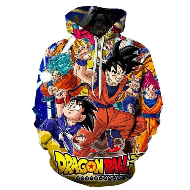 Dragon ball Anime 3D hoodies Men Women Hooded Sweatshirt Dragonball Son Goku Casual Pockets Streetwear Autumn Tops-11