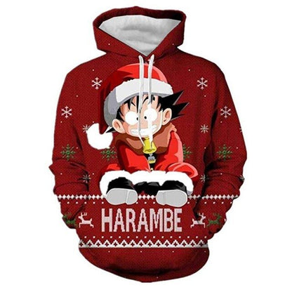 Dragon ball Anime 3D hoodies Men Women Hooded Sweatshirt Dragonball Son Goku Casual Pockets Streetwear Autumn Tops-7