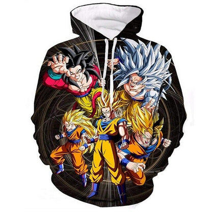 Dragon ball Anime 3D hoodies Men Women Hooded Sweatshirt Dragonball Son Goku Casual Pockets Streetwear Autumn Tops-6