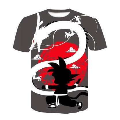 Dragon Ball DBZ Bulma Super Saiyan Vegeta 3d print Kids Goku T shirt  Japan Anime Tshirts-9