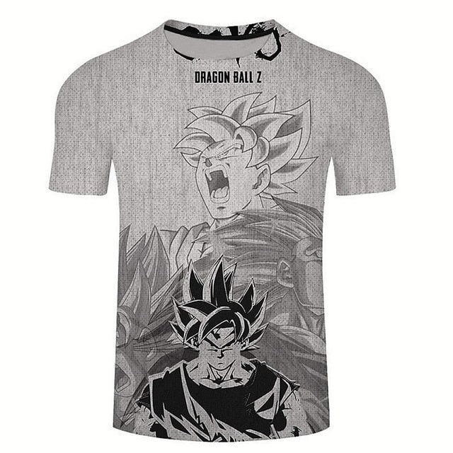 Dragon Ball DBZ Bulma Super Saiyan Vegeta 3d print Kids Goku T shirt  Japan Anime Tshirts-12