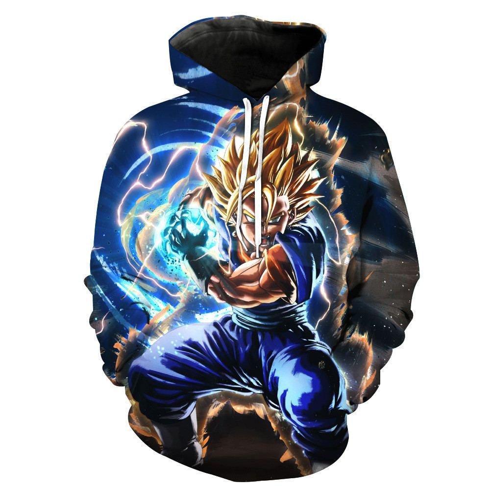 Dragon Ball Z Goku Anime 3D Print Hoodies Sweatshirts Harajuku Cartoon Hooded Women/Men long sleeve hip hop streetwear Clothes-0