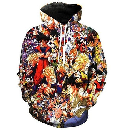 Dragon Ball Z Goku Anime 3D Print Hoodies Sweatshirts Harajuku Cartoon Hooded Women/Men long sleeve hip hop streetwear Clothes-15