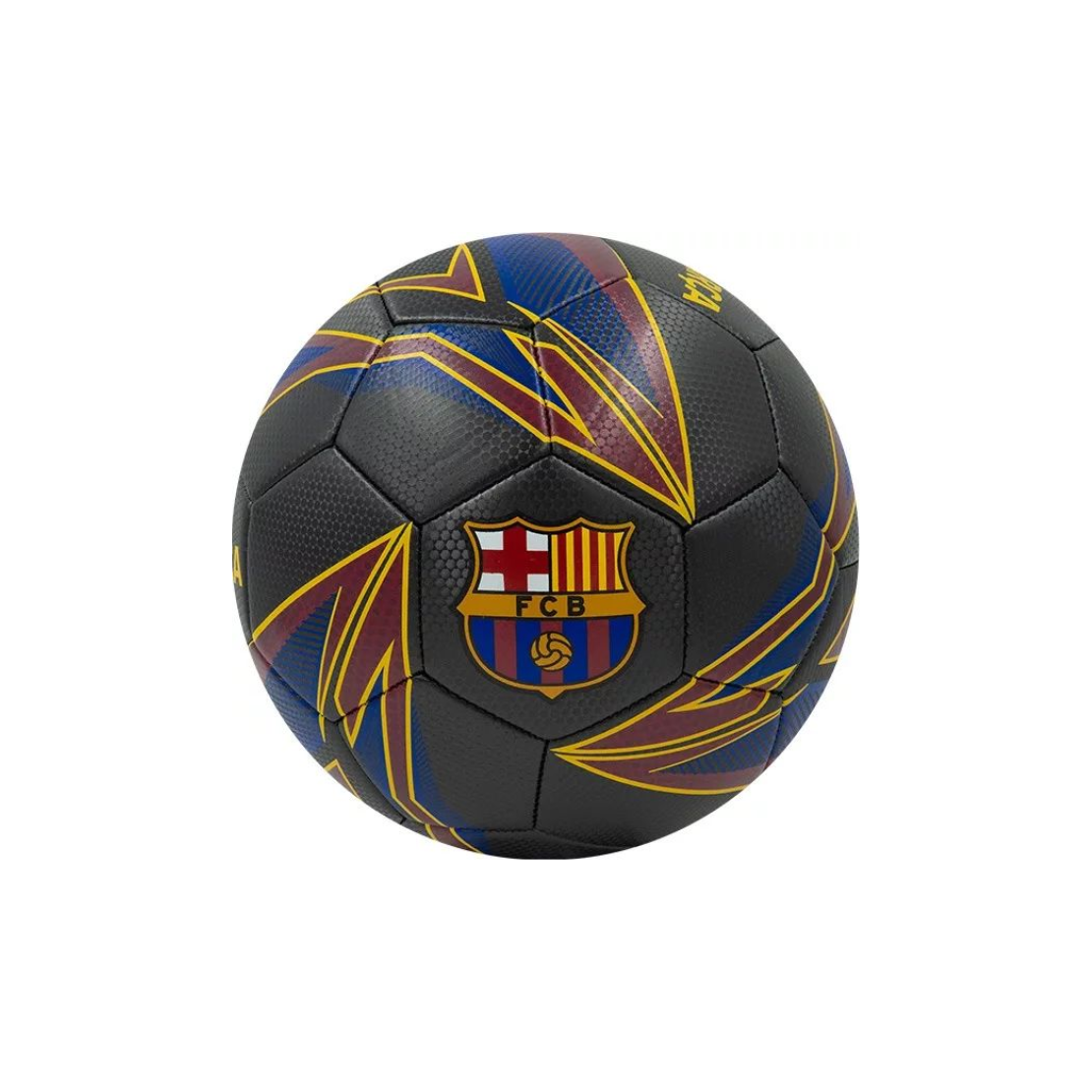 FC Barcelona Carbon Arrows foci labda 5-ös méret - Fekete/Mintás-0