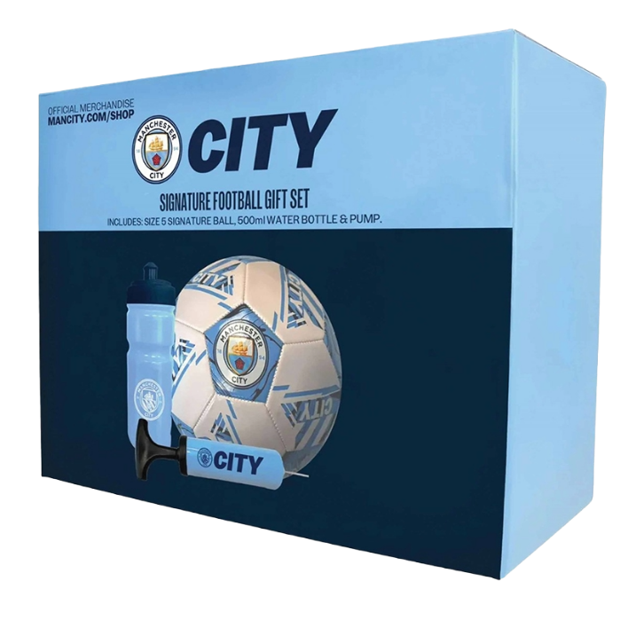 Manchester City FC Official Football Gift Set-0