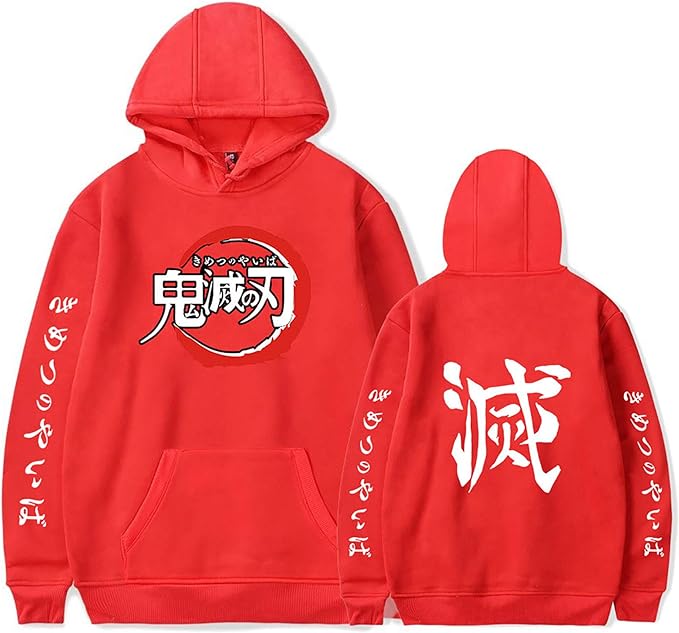 Demon Slayer Official Anime Kanji Hoodie Style 1-3