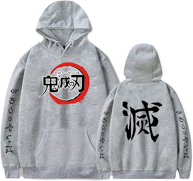 Demon Slayer Official Anime Kanji Hoodie Style 1-2