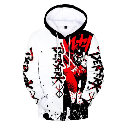 Hot 3D Berserk Anime Hoodie