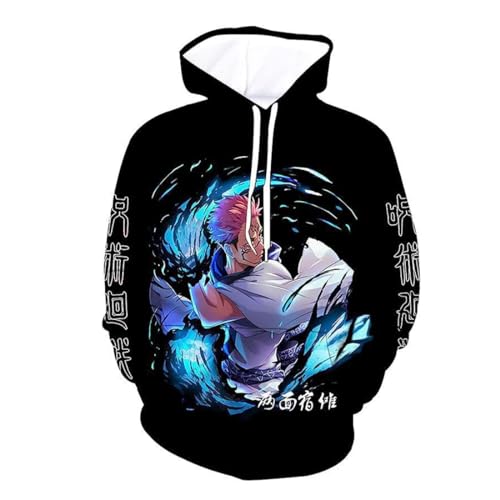 Jujutsu Kaisen Hoodies – Sukuna Cotton Hoodie | King of Curses Anime Apparel-0