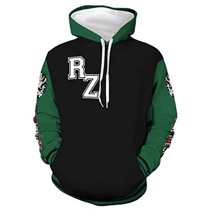 One Piece Roronoa Zoro Football Inspired Hoodie-1