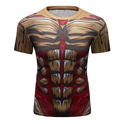 The Armored Titan Gym 3D T-shirt-0