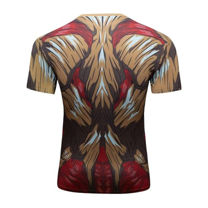 The Armored Titan Gym 3D T-shirt-1