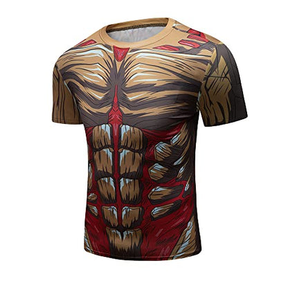 The Armored Titan Gym 3D T-shirt-2