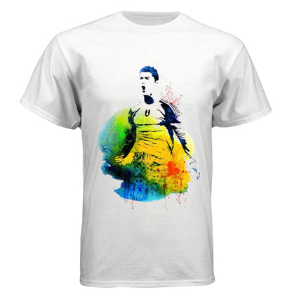 Christiano Ronaldo 6010 Men's Triblend Crew Print Shirt