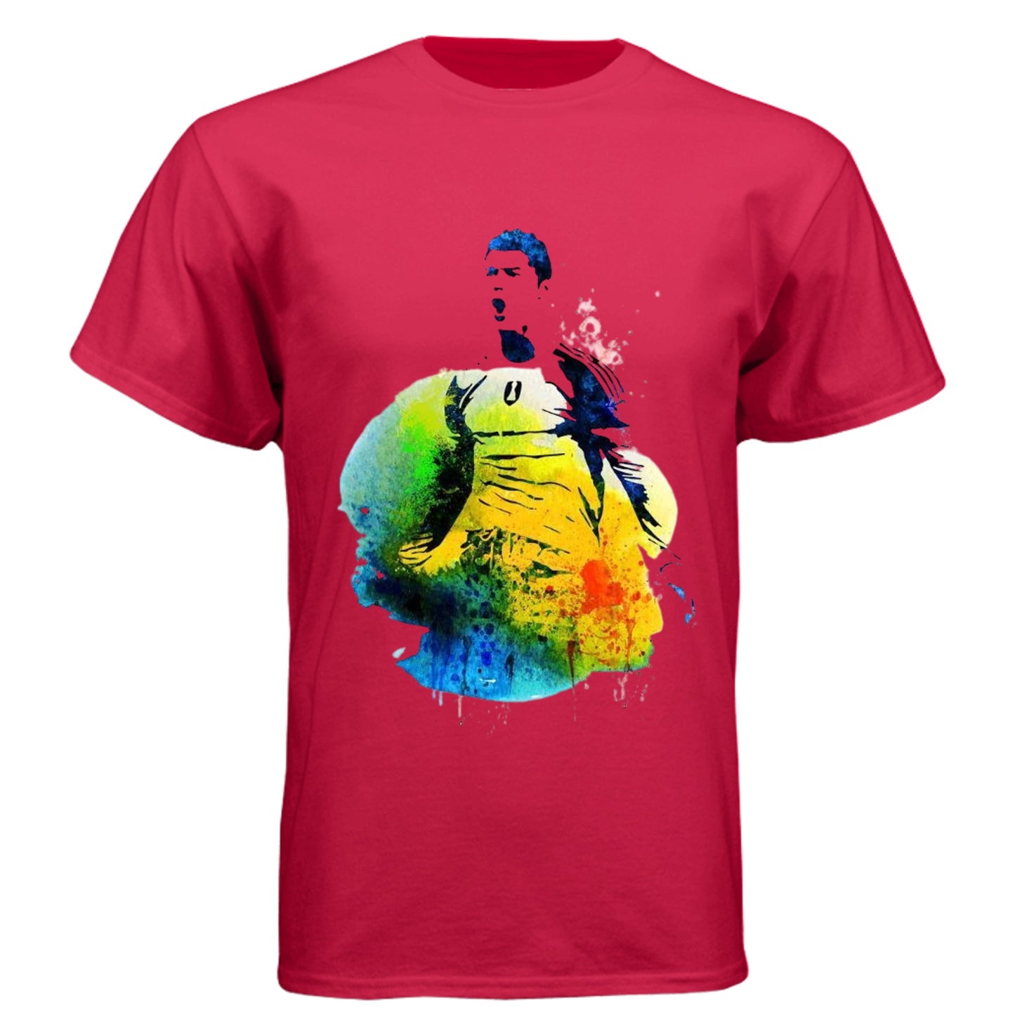 Christiano Ronaldo 6010 Men's Triblend Crew Print Shirt