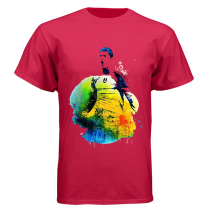 Christiano Ronaldo 6010 Men's Triblend Crew Print Shirt