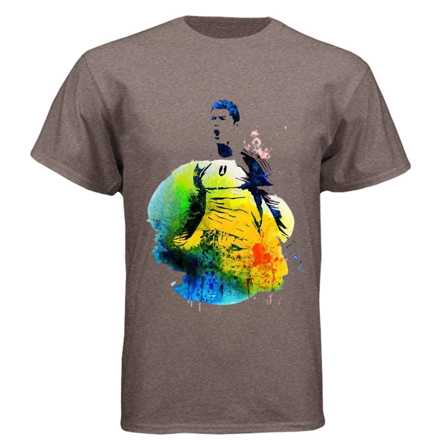 Christiano Ronaldo 6010 Men's Triblend Crew Print Shirt