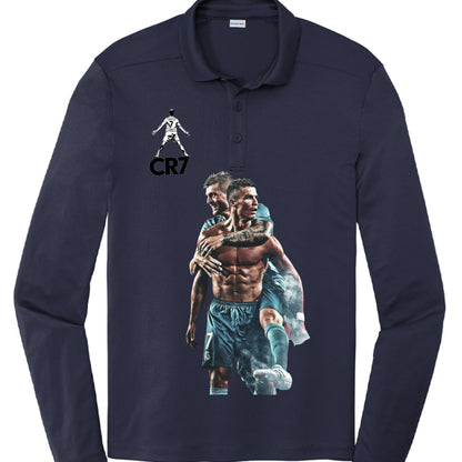 Christiano Ronaldo ST520LS  Pro Long Sleeve Polo Shirt-5