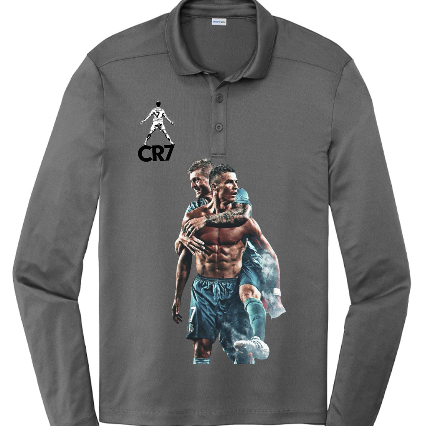 Christiano Ronaldo ST520LS  Pro Long Sleeve Polo Shirt-6