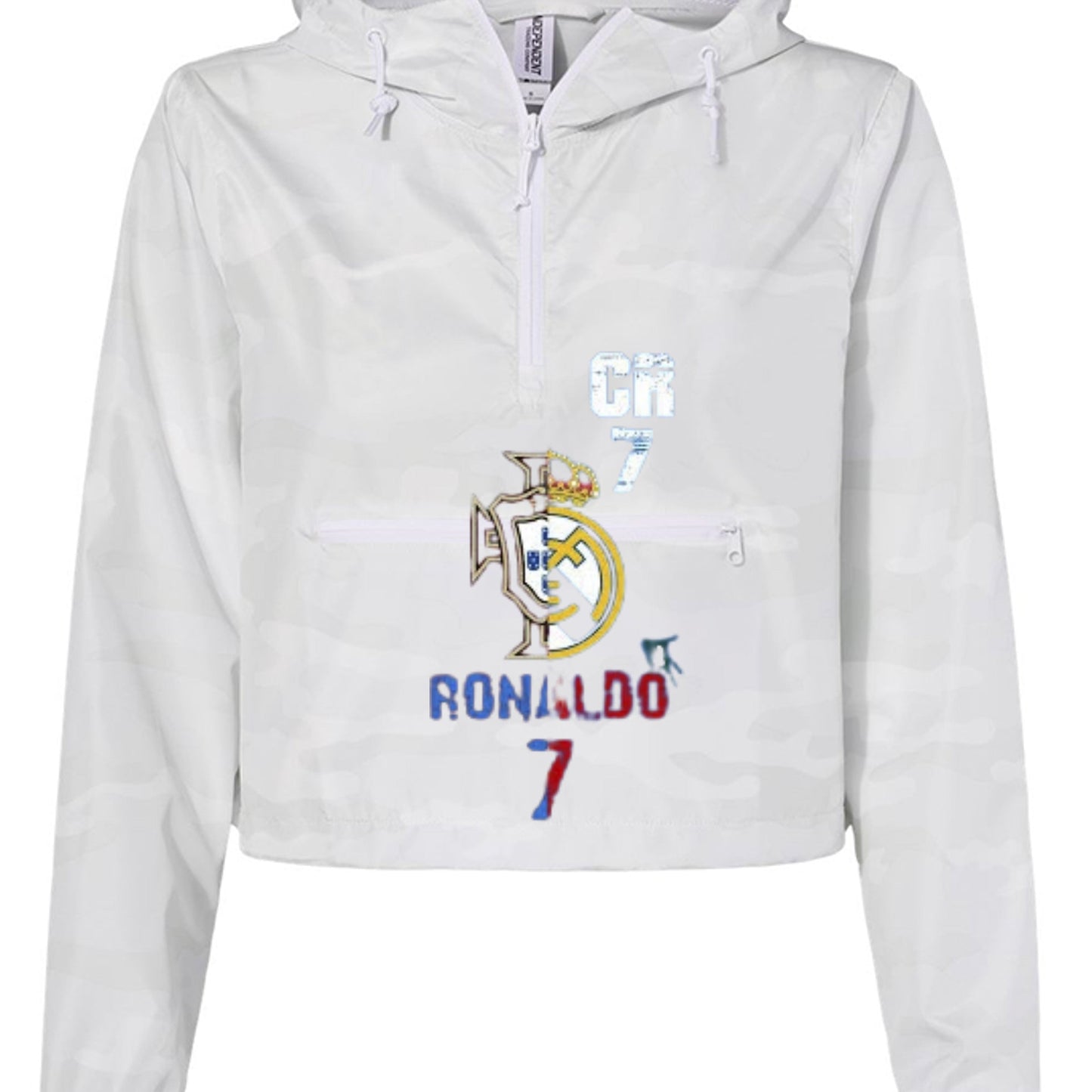 Christiano Ronaldo Women's Pullover Crop Windbreaker EXP64CRP-0