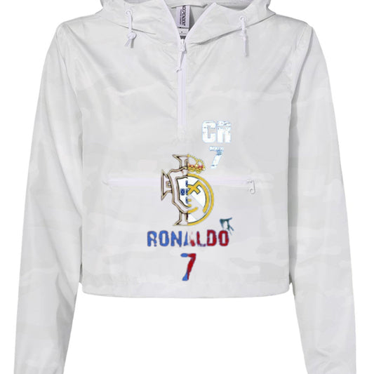 Christiano Ronaldo Women's Pullover Crop Windbreaker EXP64CRP-0