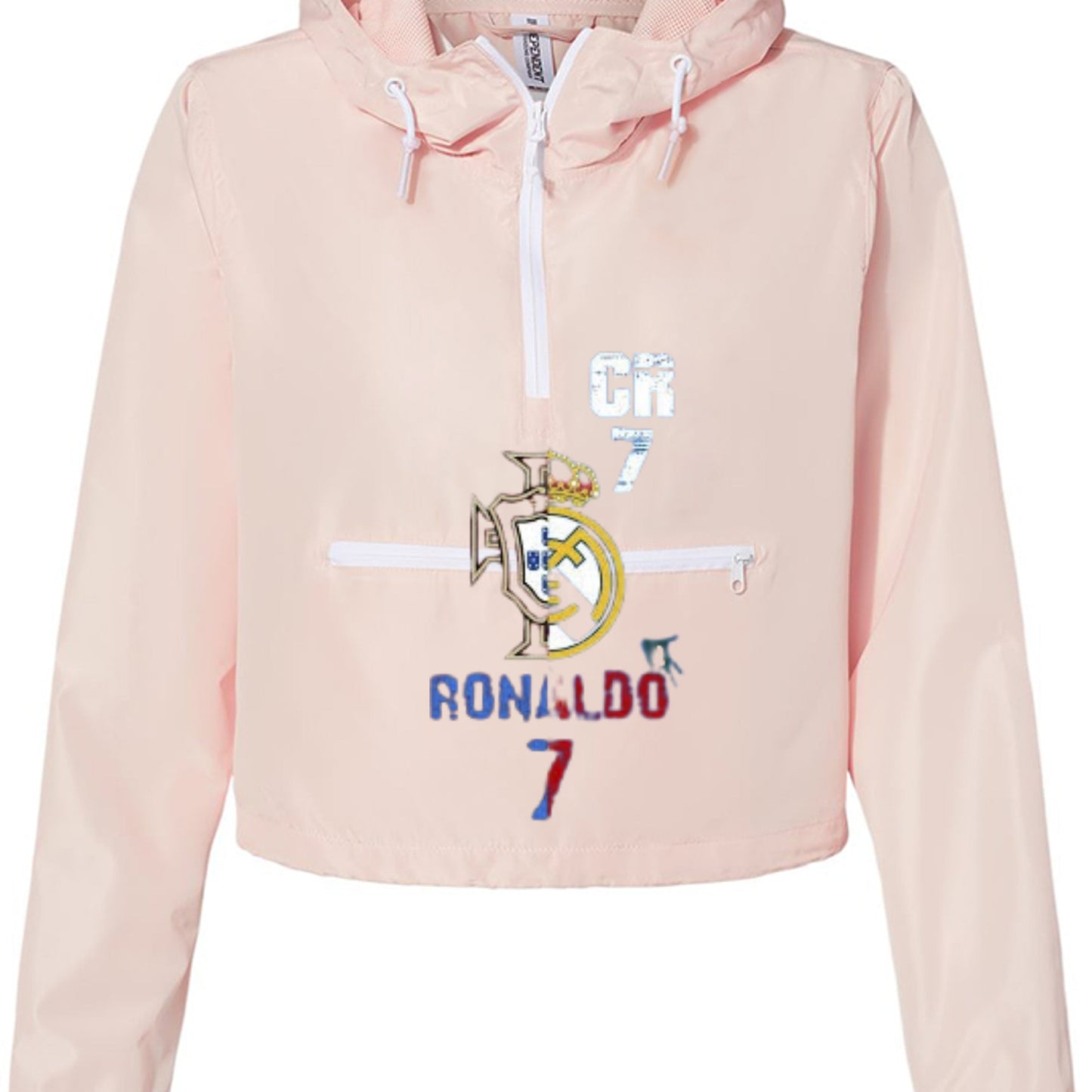 Christiano Ronaldo Women's Pullover Crop Windbreaker EXP64CRP-2