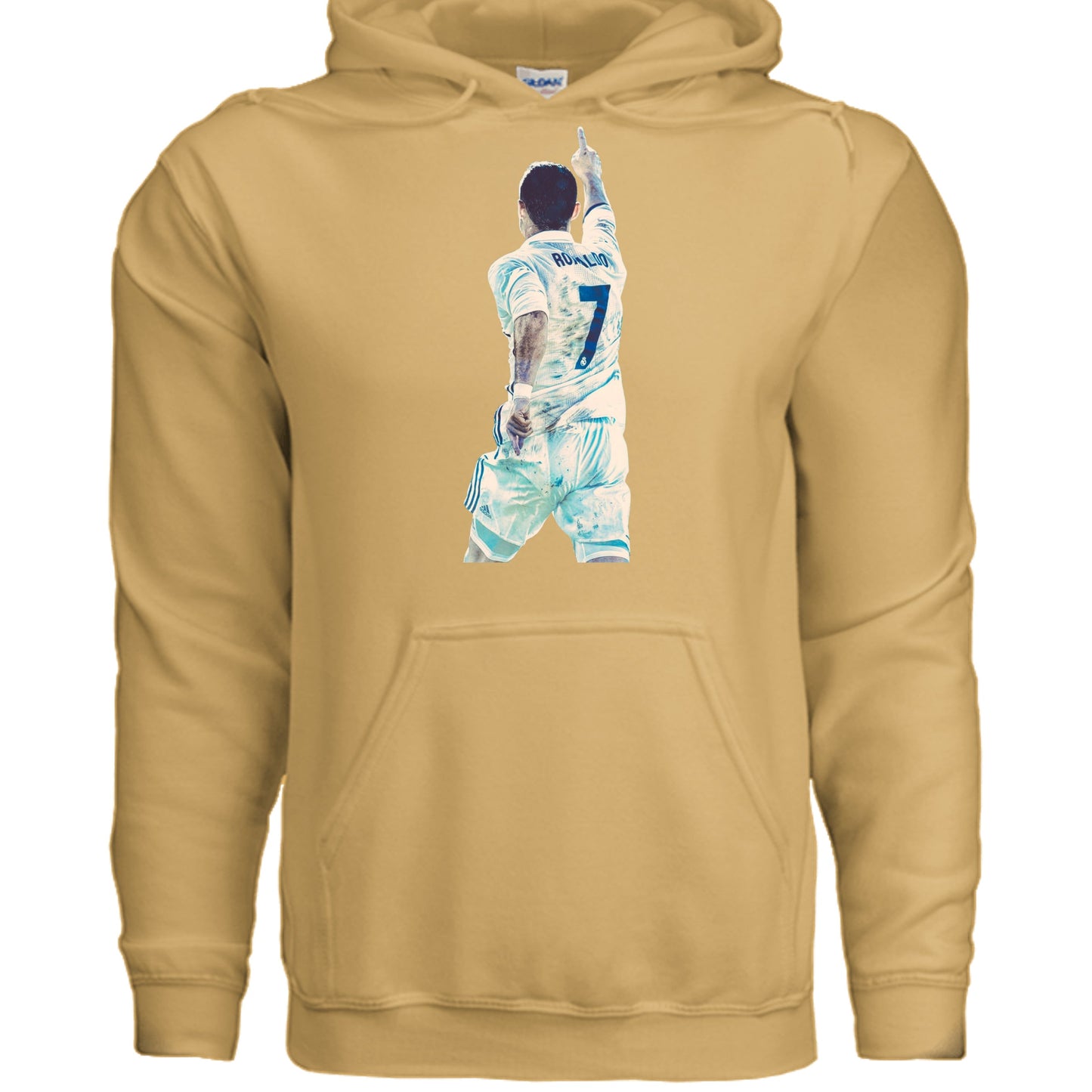 Christiano Ronaldo Gildan SF500 Pullover Hooded Sweatshirt-2