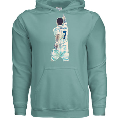 Christiano Ronaldo Gildan SF500 Pullover Hooded Sweatshirt-7