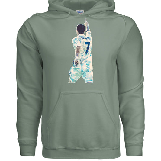 Christiano Ronaldo Gildan SF500 Pullover Hooded Sweatshirt-0