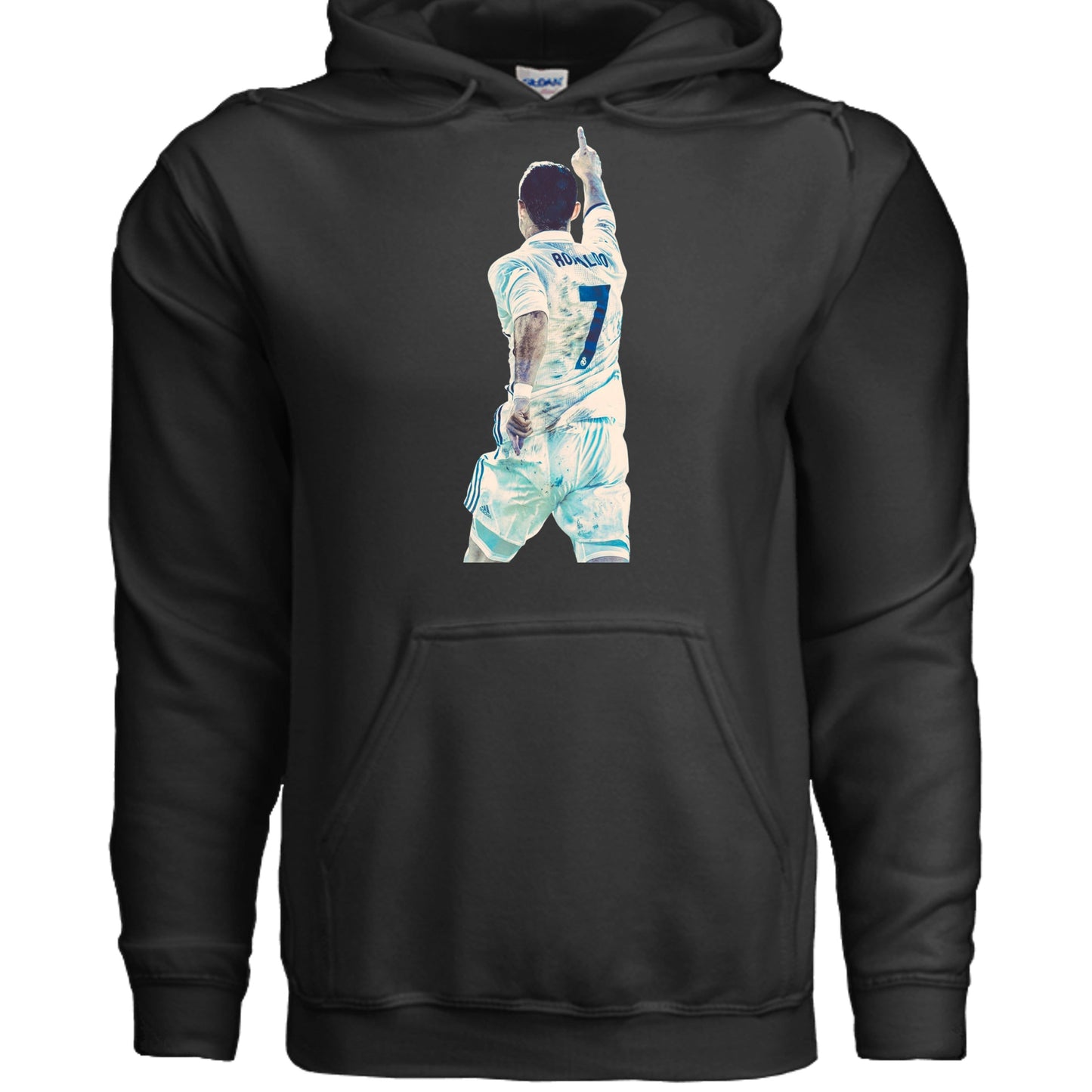 Christiano Ronaldo Gildan SF500 Pullover Hooded Sweatshirt-6