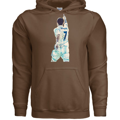 Christiano Ronaldo Gildan SF500 Pullover Hooded Sweatshirt-4