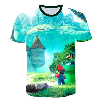3D Print Men Women Anime Youth Streetwear T shirt Harajuku KIDS Toy Brick Baby Tshirt Boy Short Sleeve Skateboard T-shirt