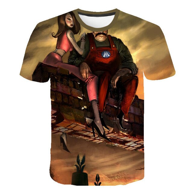 3D Print Men Women Anime Youth Streetwear T shirt Harajuku KIDS Toy Brick Baby Tshirt Boy Short Sleeve Skateboard T-shirt