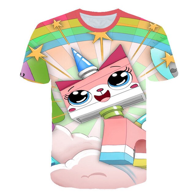 3D Print Men Women Anime Youth Streetwear T shirt Harajuku KIDS Toy Brick Baby Tshirt Boy Short Sleeve Skateboard T-shirt