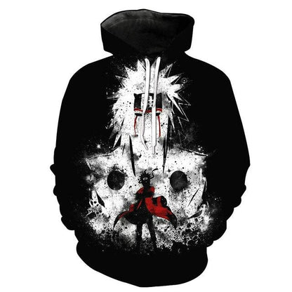 Naruto Anime Hoodies 3D Men Women Sasuke Autumn Harajuku Kakashi 3D Cartoon Print Sweatwear Men's Hoodies Sweatshirt Coats-25