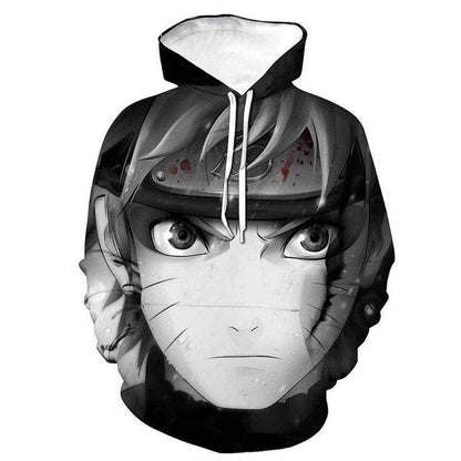 Naruto Anime Hoodies 3D Men Women Sasuke Autumn Harajuku Kakashi 3D Cartoon Print Sweatwear Men's Hoodies Sweatshirt Coats-21