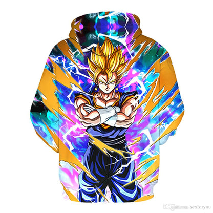 Dragon ball Anime 3D hoodies Men Women Hooded Sweatshirt Dragonball Son Goku Casual Pockets Streetwear Autumn Tops-1