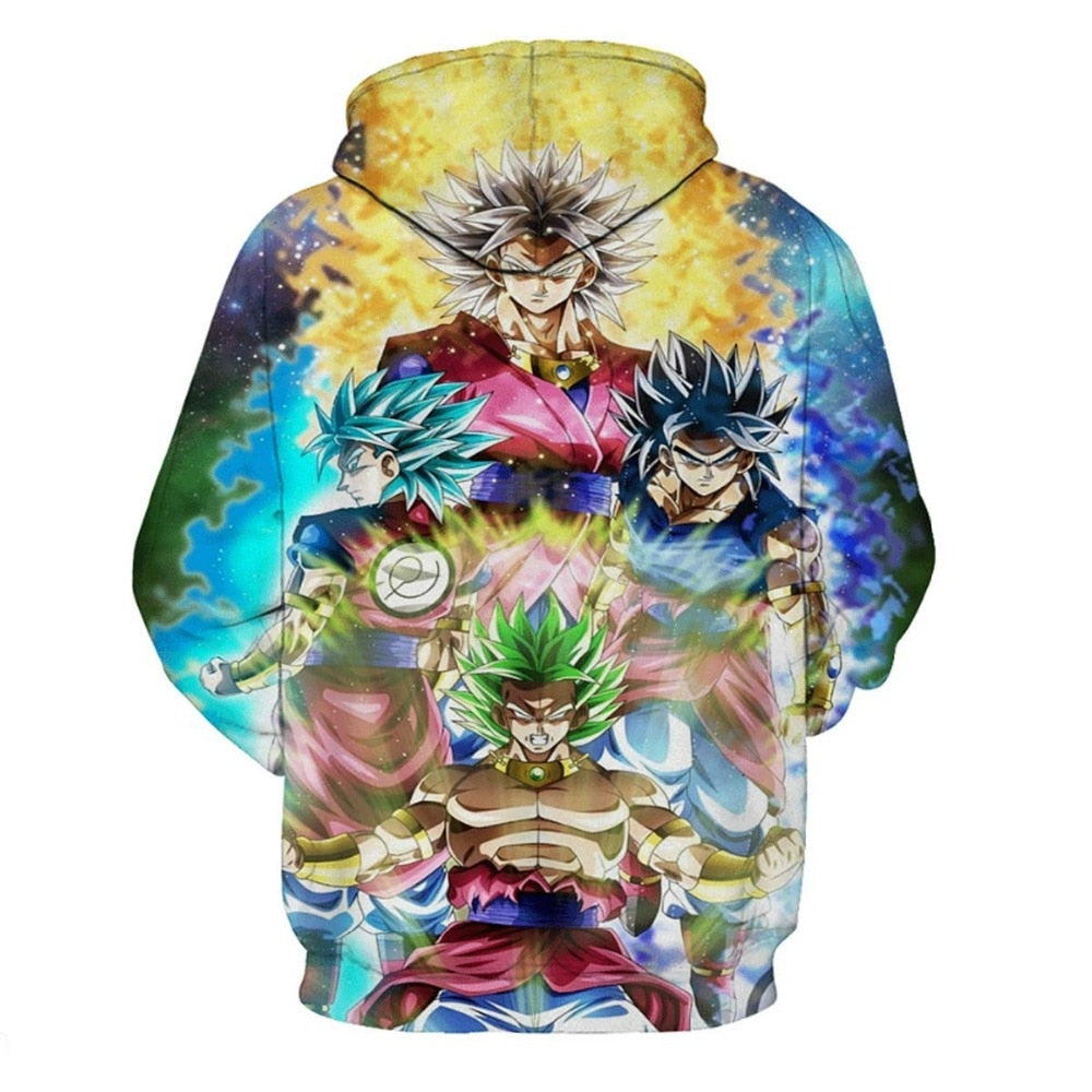 Dragon ball Anime 3D hoodies Men Women Hooded Sweatshirt Dragonball Son Goku Casual Pockets Streetwear Autumn Tops-4