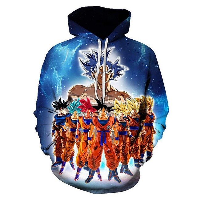 Dragon ball Anime 3D hoodies Men Women Hooded Sweatshirt Dragonball Son Goku Casual Pockets Streetwear Autumn Tops-22