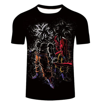 Dragon Ball DBZ Bulma Super Saiyan Vegeta 3d print Kids Goku T shirt  Japan Anime Tshirts-6