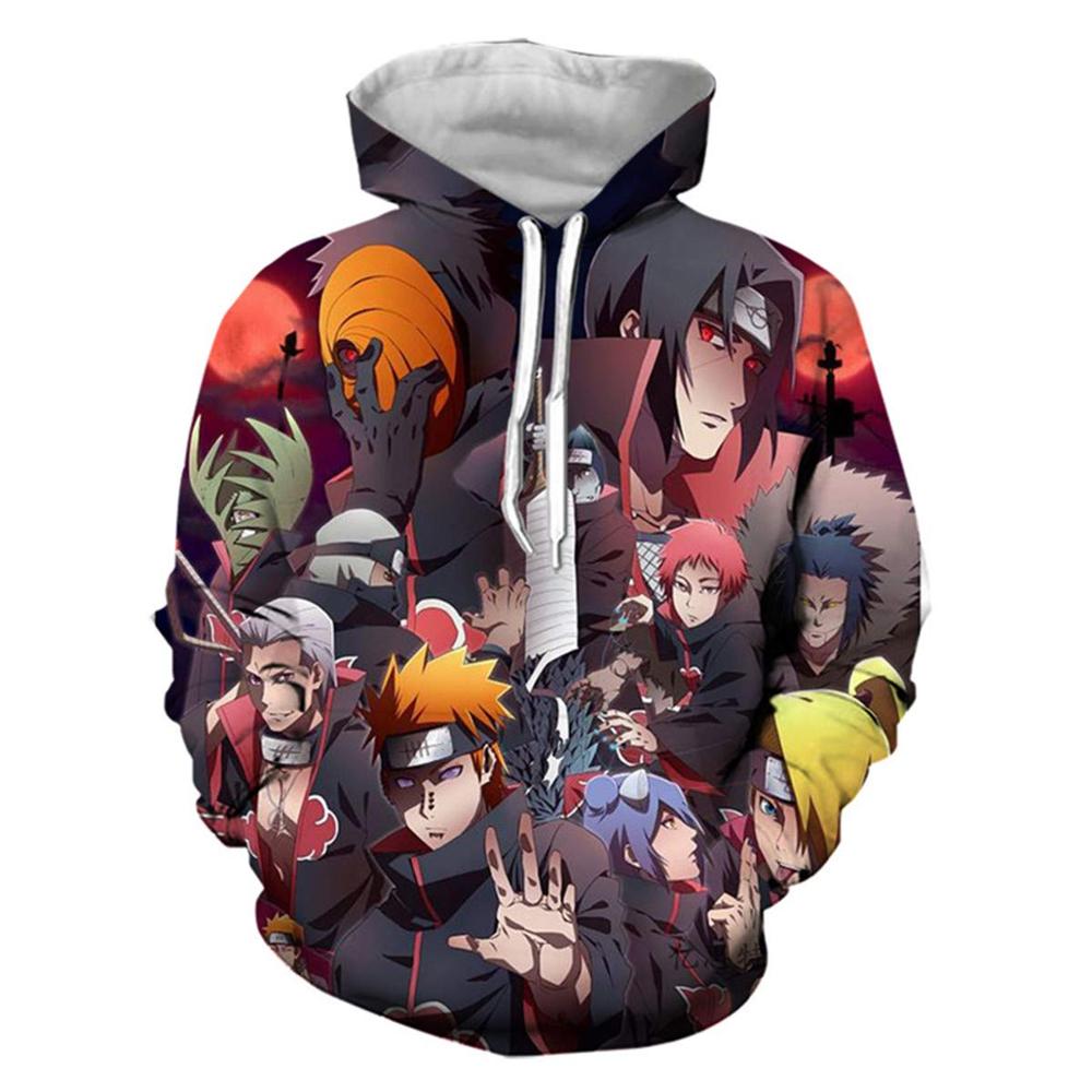 Anime Naruto 3D Hoodies Streetwear Sweatshirt Casual Hoody Men Women 3D Pullover Harajuku Tracksuit Male Hip Hop Hooded DropShip-0