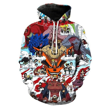 Anime Naruto 3D Hoodies Streetwear Sweatshirt Casual Hoody Men Women 3D Pullover Harajuku Tracksuit Male Hip Hop Hooded DropShip-16