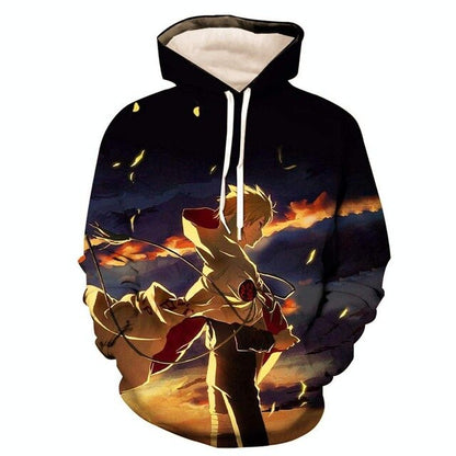 Anime Naruto 3D Hoodies Streetwear Sweatshirt Casual Hoody Men Women 3D Pullover Harajuku Tracksuit Male Hip Hop Hooded DropShip-24